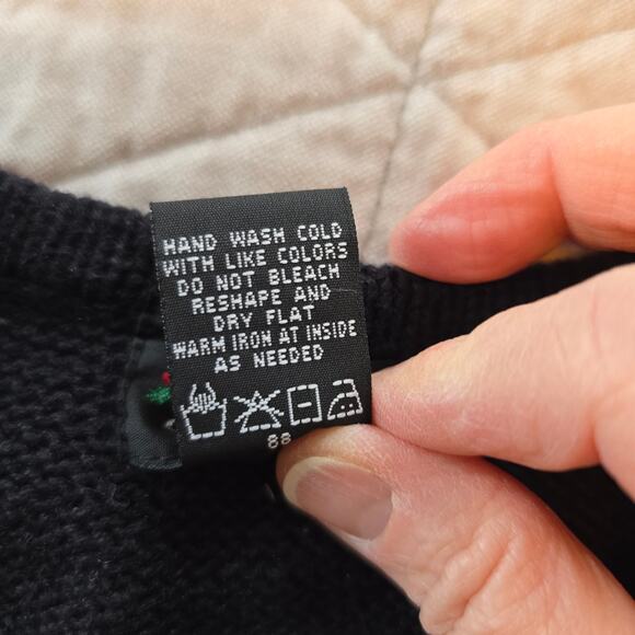 Vintage Designers Originals Studio Sweater Vest Womens S Festive Snowmen Winter - Picture 7 of 10